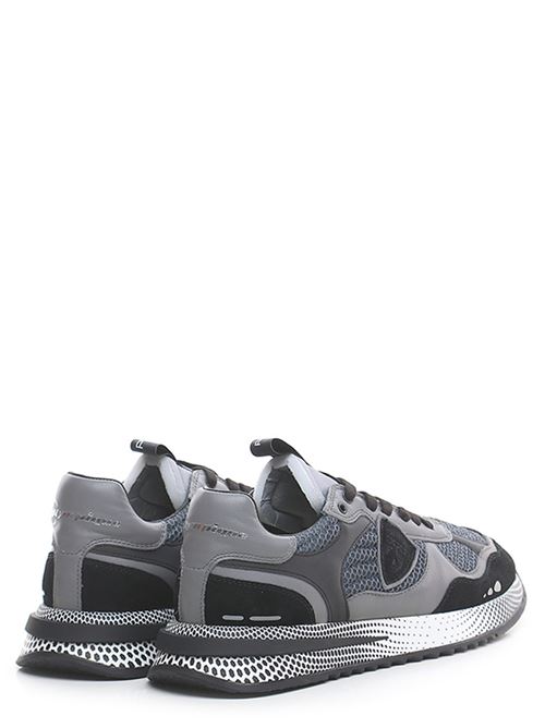 OLYMPIQUE LOW PHILIPPE MODEL | A012052FR03 FANCY RESAU_NOIR GRIS